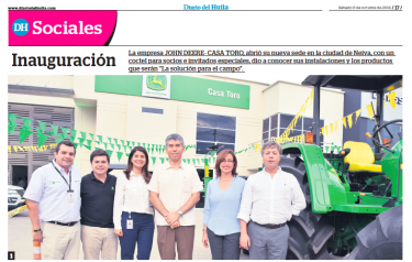 Inauguración John Deere Express Neiva